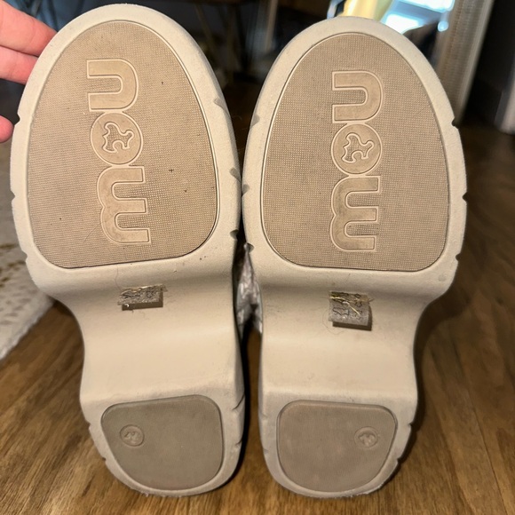 MOU platform lunar landing boot, cream, size 38, excellent condition - Picture 4 of 8